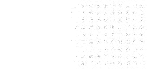 Digital technology background. Digital data dots gray pattern pixel background