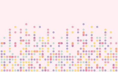 Colorful dot pixel modern background