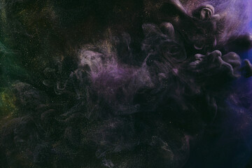 Abstract night sky, outer space background