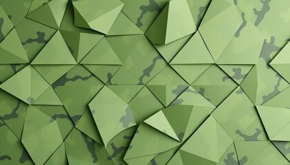 Abstract geometric shapes forming disruptive camouflage pattern,  art,  hunting