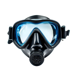 Diving Mask with Respirator Isolated on Transparent Background