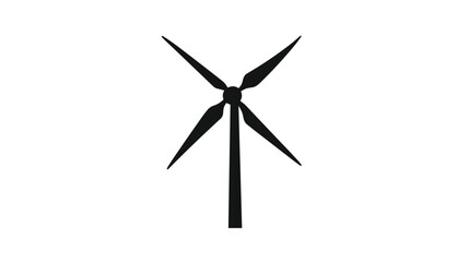 Wind Turbine Silhouette Renewable Energy Generator. © Fandi Comp