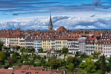 Obraz premium Old City of Bern Houses in Switzerland