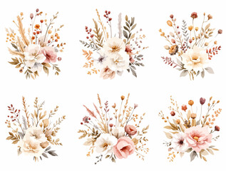 vector illustration of a floral background