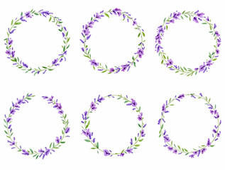 set of pink floral frames