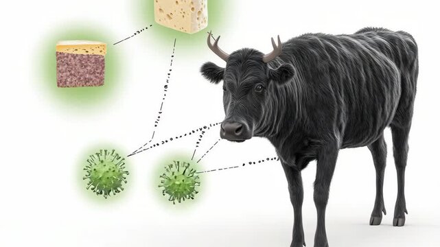 selective focus dairy products bacterial contamination