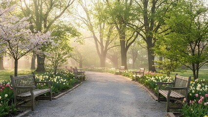 footpath in the park