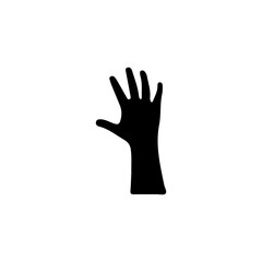Obraz premium Simple vector illustration of human hand poses