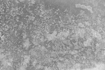 Texture of frozen water with crystals. Top view.