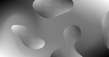 Fluid Gradient mesh abstract background in Mono Tone for Copy Space