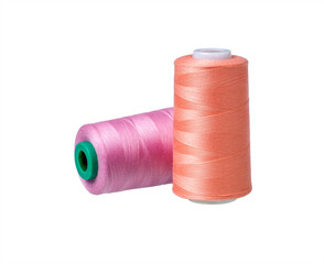 Spools thread. Set of different sewing spool with threads.