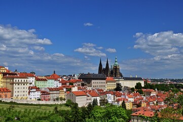 Blick an Prag Altstadt vom Strahov Abtei