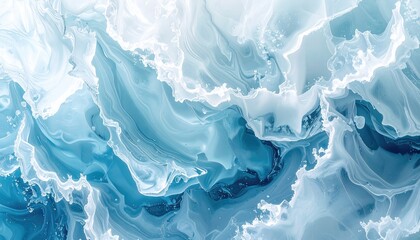 Spring Thaw Reveals Patterns in Breaking Ice Sheets With Smooth Liquid Transitions