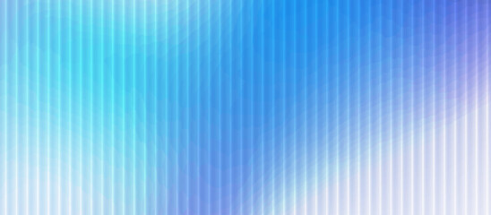 Obraz premium Vertical ribbed glass background, smooth navy blue gradient with white light reflection and soft optical distortion, corporate modern texture, vector illustration