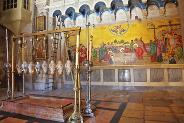  Temple of the Holy Sepulcher in Jerusalem. © Kushnirov Avraham