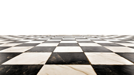 Naklejka premium Luxury marble chessboard floor for presentations or product display