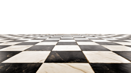 Luxury marble chessboard floor for presentations or product display