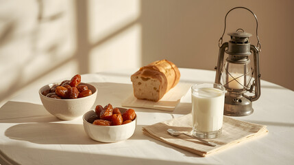 Traditional Iftar Table Setting