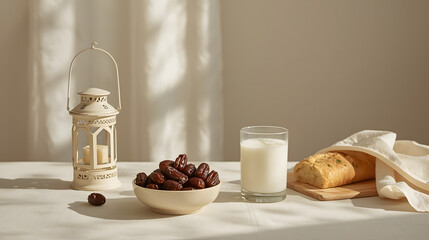 Traditional Iftar Table Setting