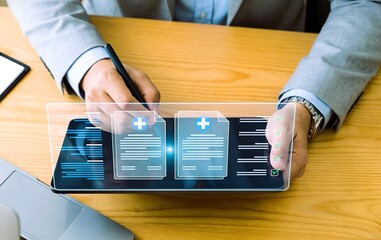 Medical Record Verification Concept For Healthcare Insurance