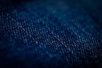 Blue Denim Fabric Texture Background