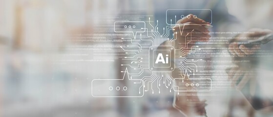 AI Circuit-Based Communication Emerging from User Interaction with Laptop.