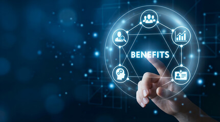 Employee Benefits Concept For Business Corporate Management