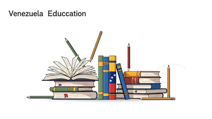 Education Venezuela Books Pencils Learning Knowledge
