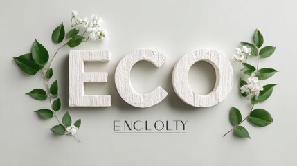 Promoting Environmental Awareness With an Organic Design Highlighting Eco-Friendly Values in a Clean Layout