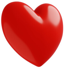 3D画像_ハート_赤