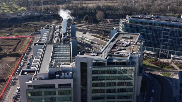 Santa Giulia Milan Smart Business District Modern Office Buildings