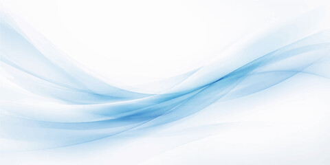 An abstract blue wave background featuring a soft flow of smooth lines and light patterns creates a motion-filled vector illustration for a modern web backdrop design