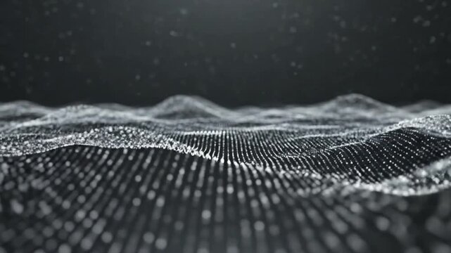 Oscillating Particles Collapse into Silent Equilibrium Sound Visualized as Motion