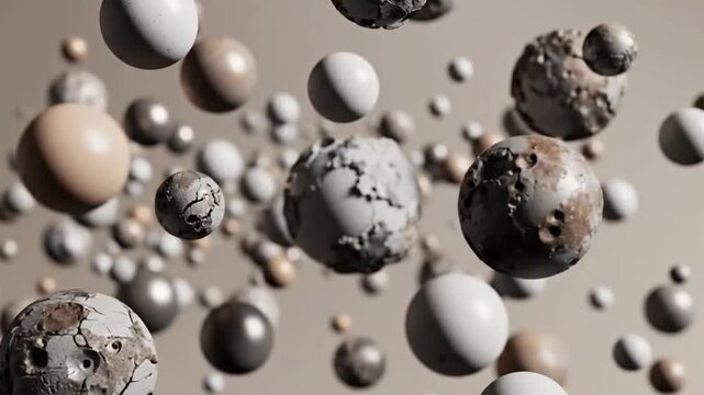 Particles Aging and Rewinding in a Seamless Temporal Motion Loop