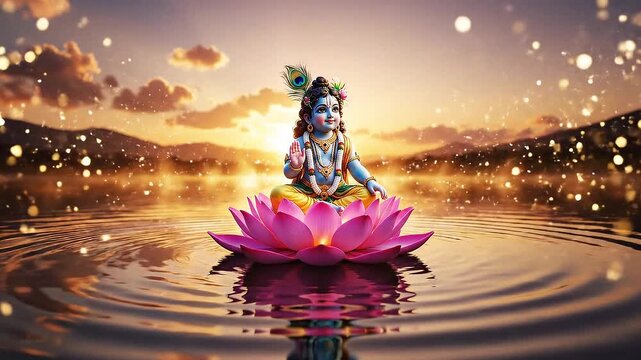 Cute Little Lord Krishna