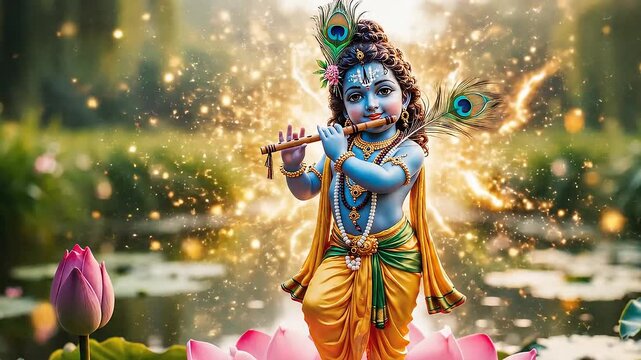 Cute Little Lord Krishna