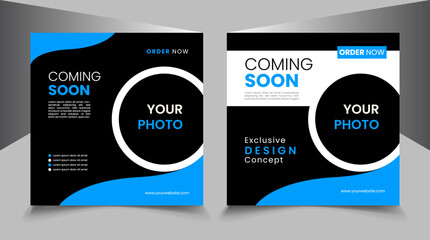 unique clean banner design sample 