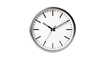 Analog clock displaying late night time isolated on white background symbolizing importance of timing for sleeps role in glucose regulation and metabolic health.