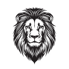 Obraz premium lion head vector
