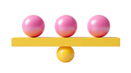 Colorful golden and 3D plastic easter eggs rest in a round nest and celebration basket as a vibrant spring holiday decoration symbol designed with red, blue, and yellow spheres