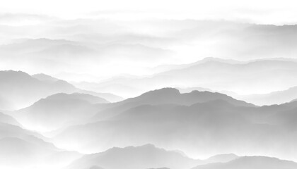 mountain landscape with clouds