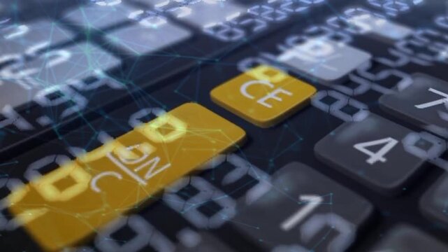 finance numbers calculate maths motion footage stock video