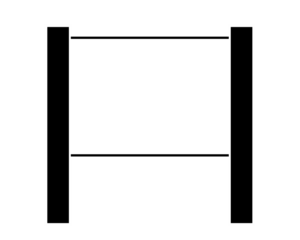 Blank billboard isolated on transparent background