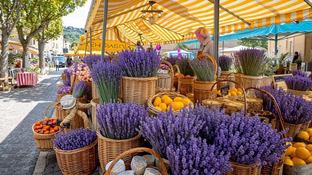 local market in provence