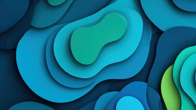 Eco Innovation Background With Smooth Organic Forms in Modern Style Representing Creativity and Technology in Design - Powered by Adobe