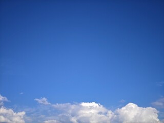 blue sky with cloud