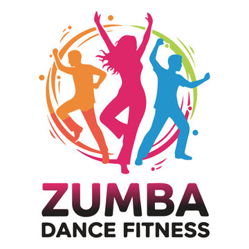 Zumba Dance Fitness Logo Vector Collection