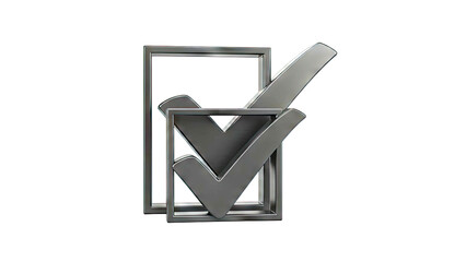 3D Checkmarks Inside Boxes