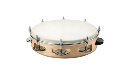 A tanpura drum on transparent background, often used in Brazilian Carnaval music
