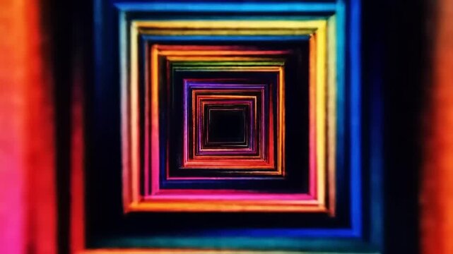 Abstract Flowing Vortex, Colors, Studio, Illustration, Geometric, Centered, Conceptual Motion Art